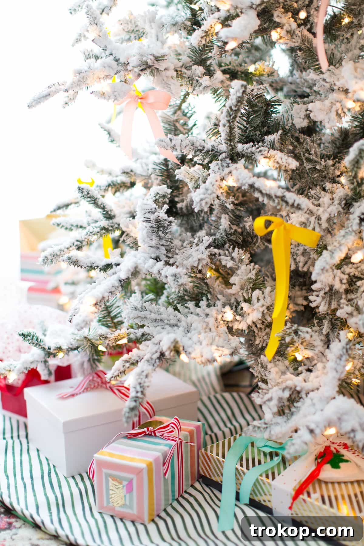 Decking the Halls Our Way 7 Samsung The Frame TV displaying a serene coastal landscape photograph