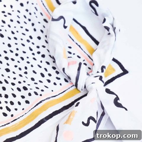 DIY Patterned Neckerchief: A No-Sew Project 11 DIY No Sew Neckerchief