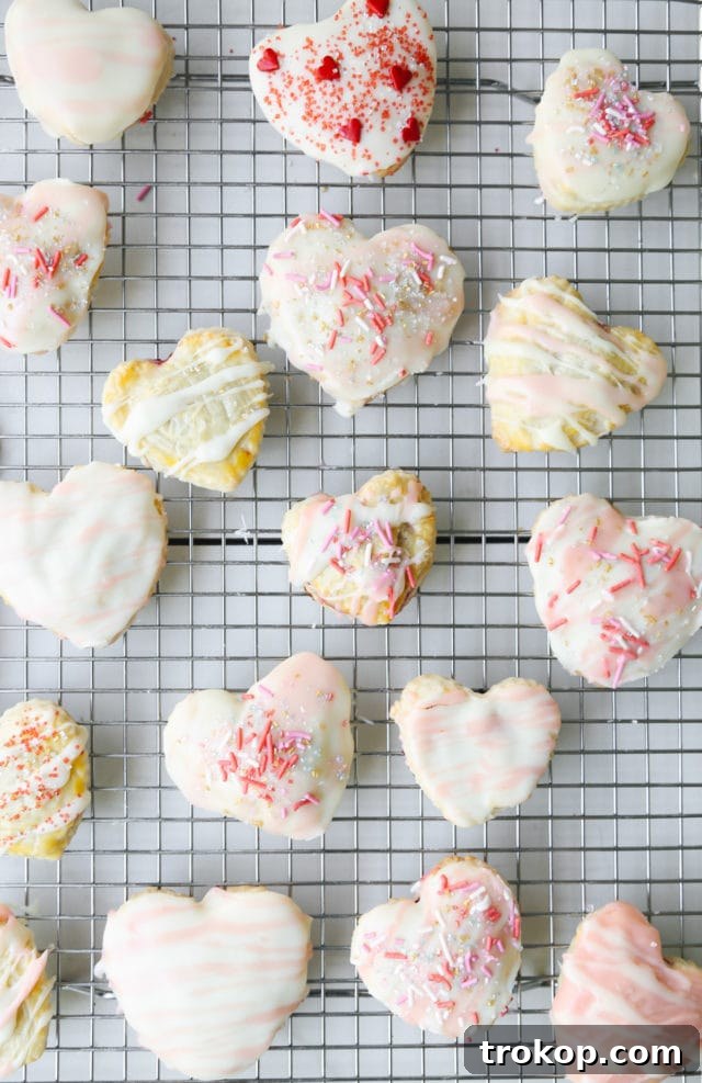 Raspberry Heart Shaped Pop Tarts Recipe by top Houston lifestyle blogger Ashley Rose of Sugar and Cloth
