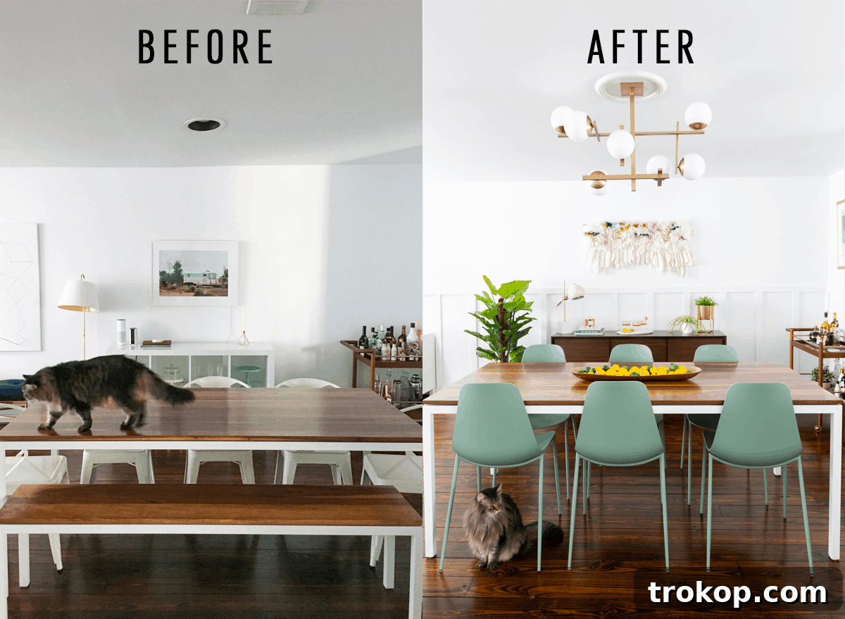 Ultimate Townhouse Dining Room Transformation Revealed - Trokop