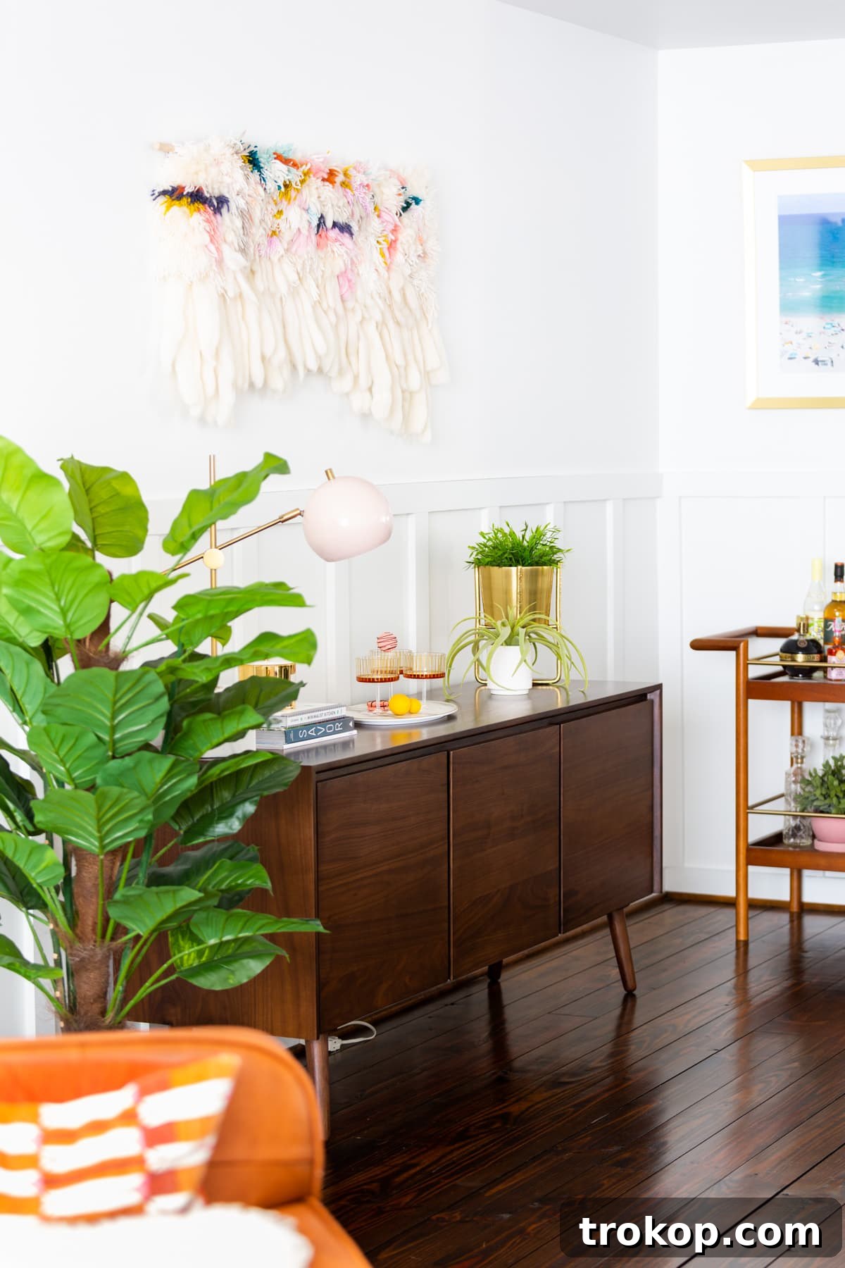 Sugar & Cloth Casa: Our Dining Room Makeover Reveal! - Full Room Perspective