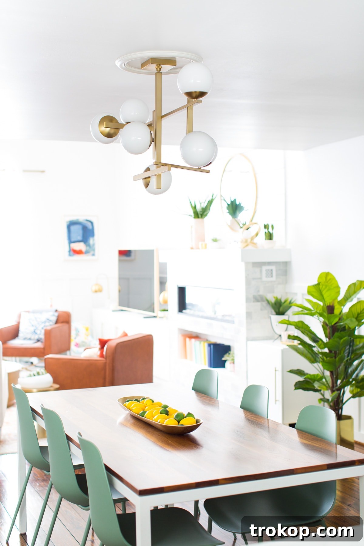 Sugar & Cloth Casa: Our Dining Room Makeover Reveal! - Close-up of Table Setting