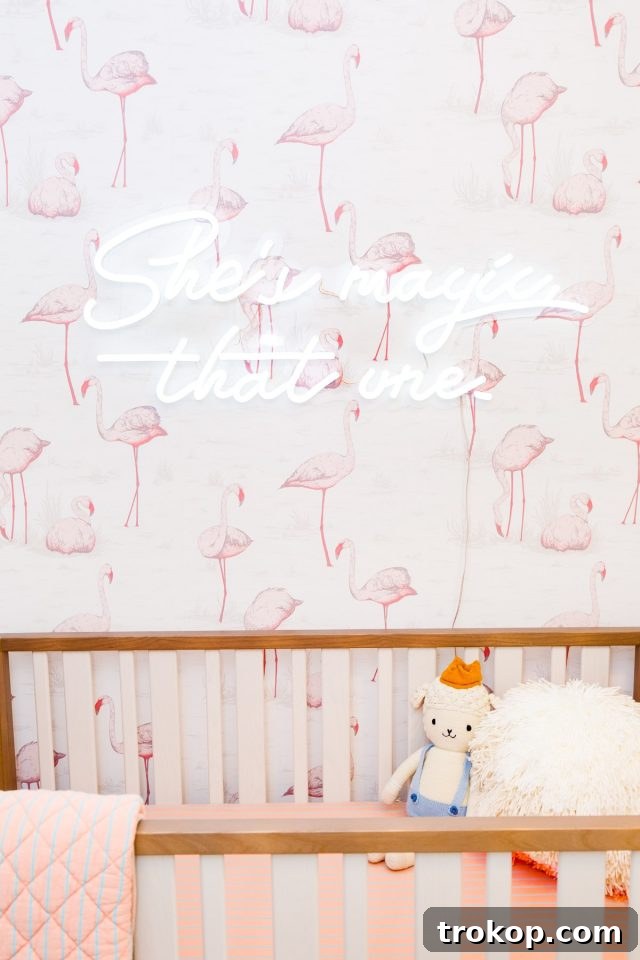 Little Sugar and Cloth Presents Gwen's Nursery Reveal 4 Functional Nursery Shelving: Gold and Acrylic Bookshelf for Baby's Room Decor