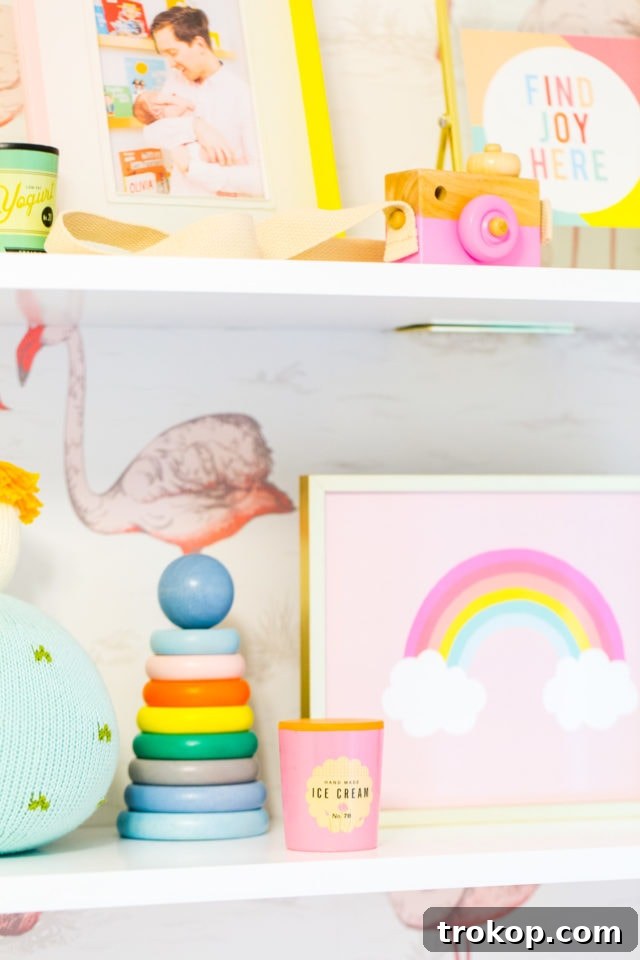 Little Sugar and Cloth Presents Gwen's Nursery Reveal 9 Playful Elements in Gwen's Nursery: Toys and Books on Display