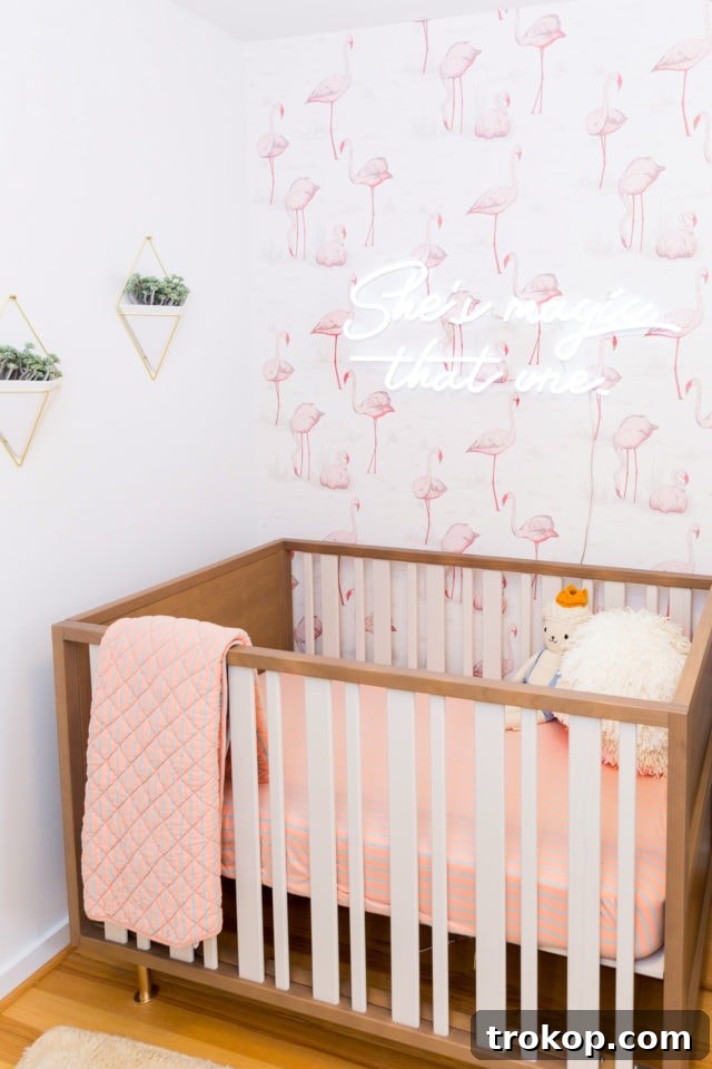 Little Sugar and Cloth Presents Gwen's Nursery Reveal 10 Modern Nursery Interior Design with Focus on Lighting and Wall Decor