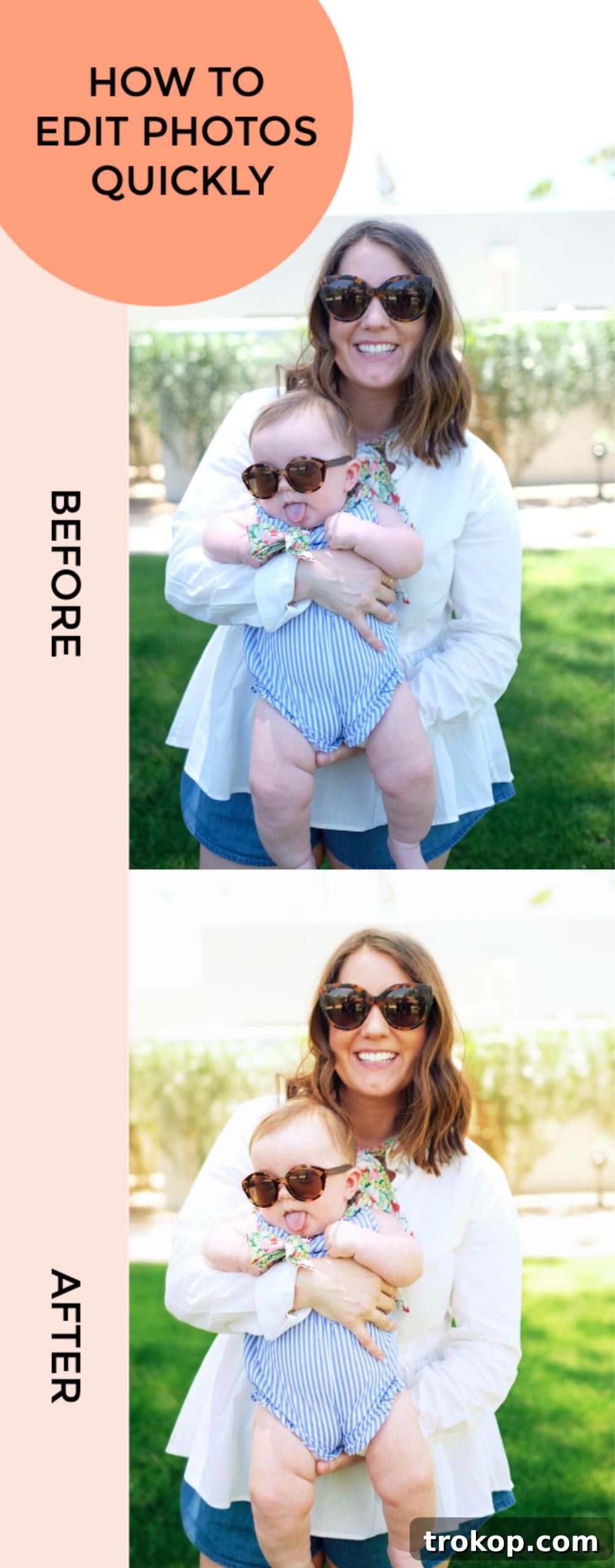 How to Edit Instagram Photos Fast: A Pro Guide 2 Before and after photo editing example for Instagram using PicMonkey