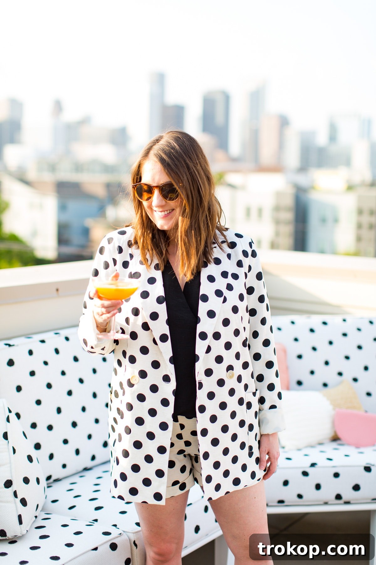 Our Downtown Rooftop Patio Makeover Reveal by top Houston lifestyle blogger Ashley Rose of Sugar & Cloth #makeover #beforeandafter #design #homedecor
