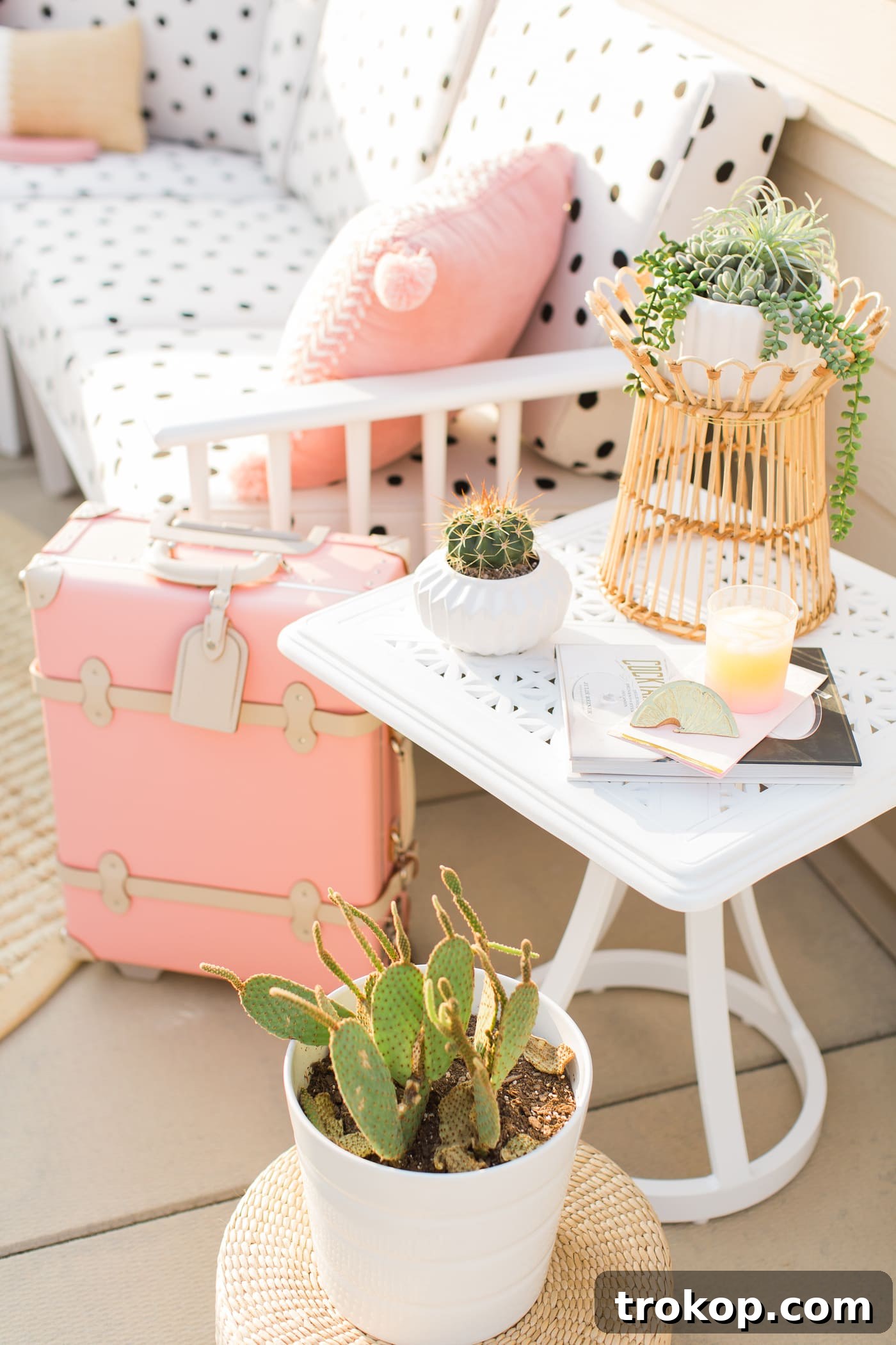 Elevated Escape: Our Downtown Rooftop Patio Unveiling 19 Our Downtown Rooftop Patio Makeover Reveal by top Houston lifestyle blogger Ashley Rose of Sugar & Cloth #makeover #beforeandafter #design #homedecor