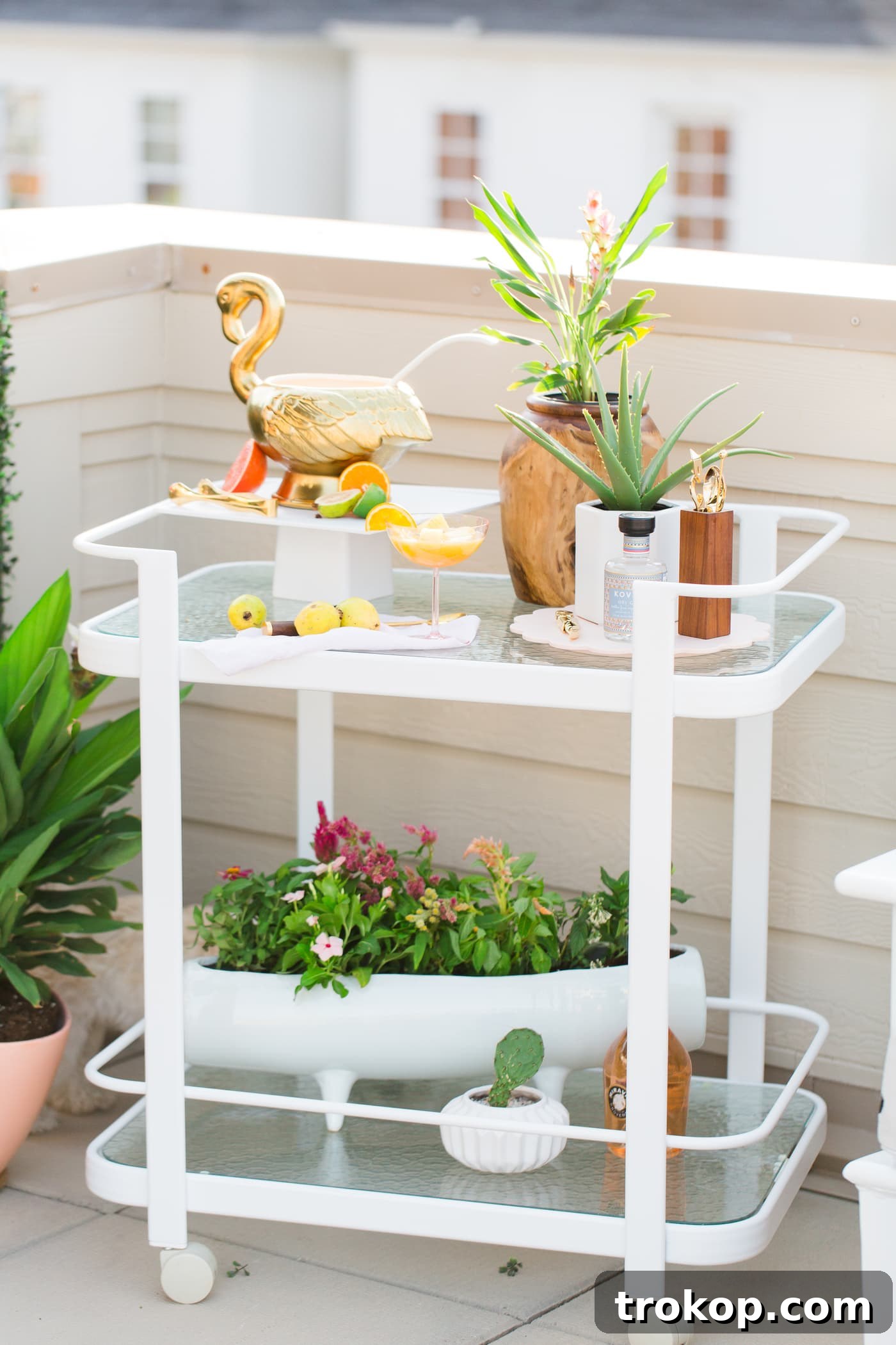 Elevated Escape: Our Downtown Rooftop Patio Unveiling 8 Our Downtown Rooftop Patio Makeover Reveal by top Houston lifestyle blogger Ashley Rose of Sugar & Cloth #makeover #beforeandafter #design #homedecor