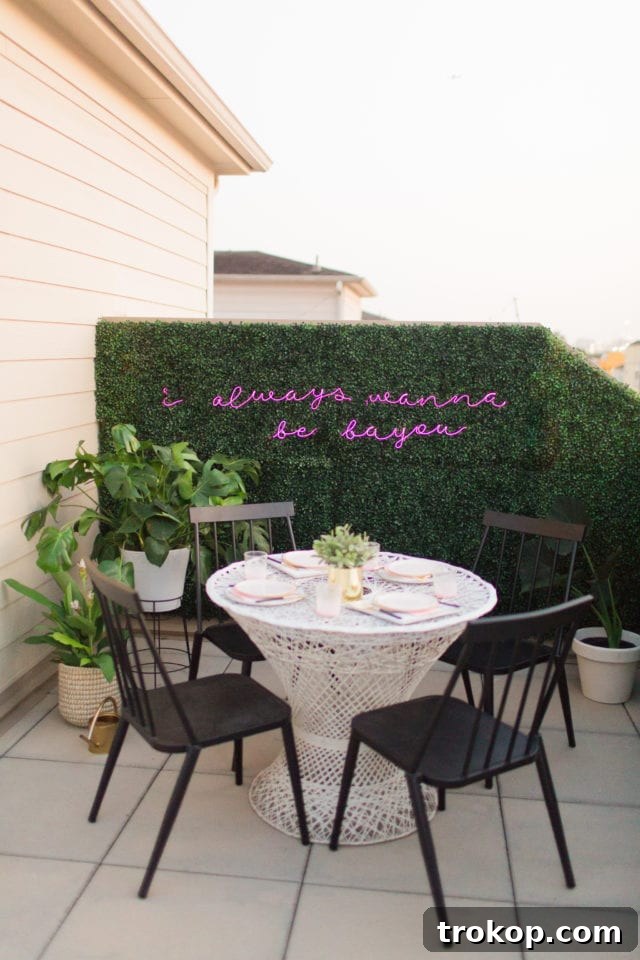 Lush Greenery Meets Neon Radiance 4 Faux boxwood DIY tutorial materials