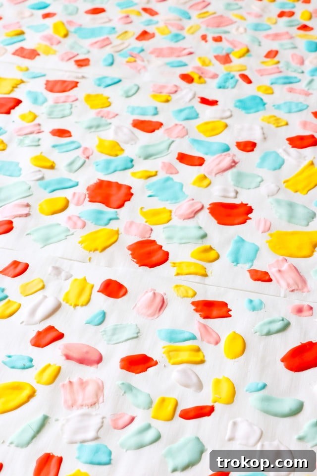 DIY Mini Confetti Print Cakes by top Houston lifestyle blogger Ashley Rose of Sugar and Cloth #recipe #diy #cake #entertaining #parties