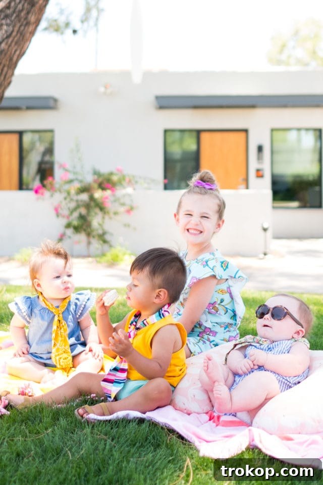 Beat the Heat DIY Neck Coolers for Little Ones 2 DIY Cooling Neckerchiefs that Snap for Baby by top Houston lifestyle blogger Ashley Rose of Sugar & Cloth #travel #diy #howto #babystyle