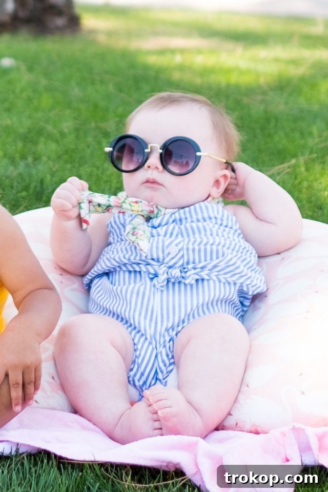 Beat the Heat DIY Neck Coolers for Little Ones 5 DIY Cooling Neckerchiefs that Snap for Baby by top Houston lifestyle blogger Ashley Rose of Sugar & Cloth #travel #diy #howto #babystyle
