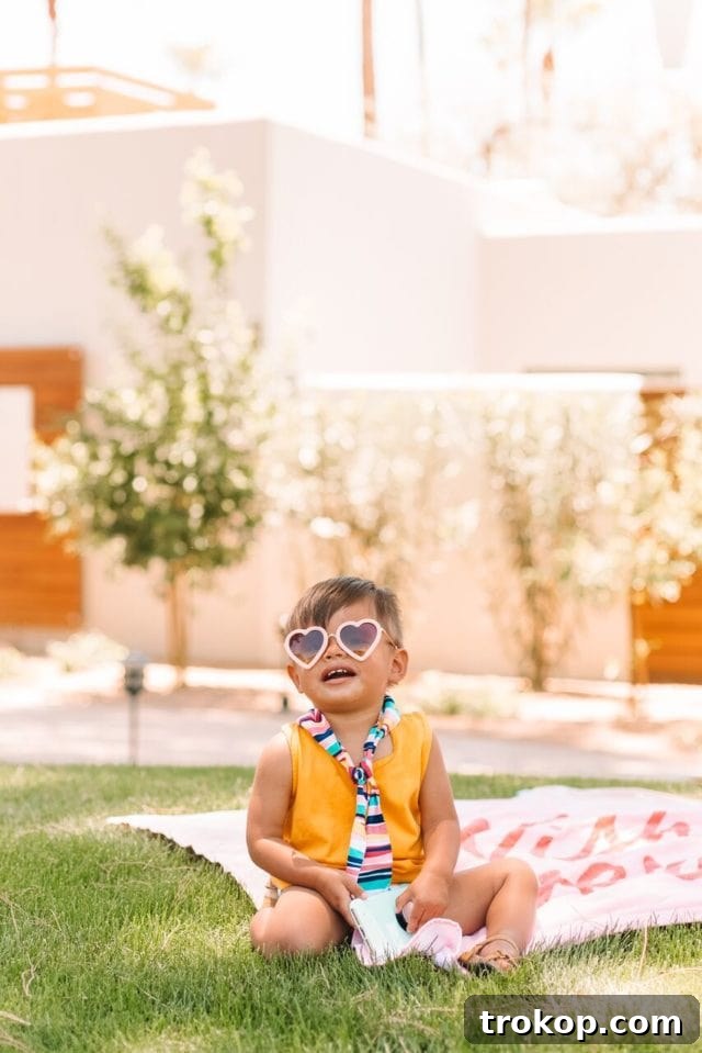 Beat the Heat DIY Neck Coolers for Little Ones 7 DIY Cooling Neckerchiefs that Snap for Baby by top Houston lifestyle blogger Ashley Rose of Sugar & Cloth #travel #diy #howto #babystyle