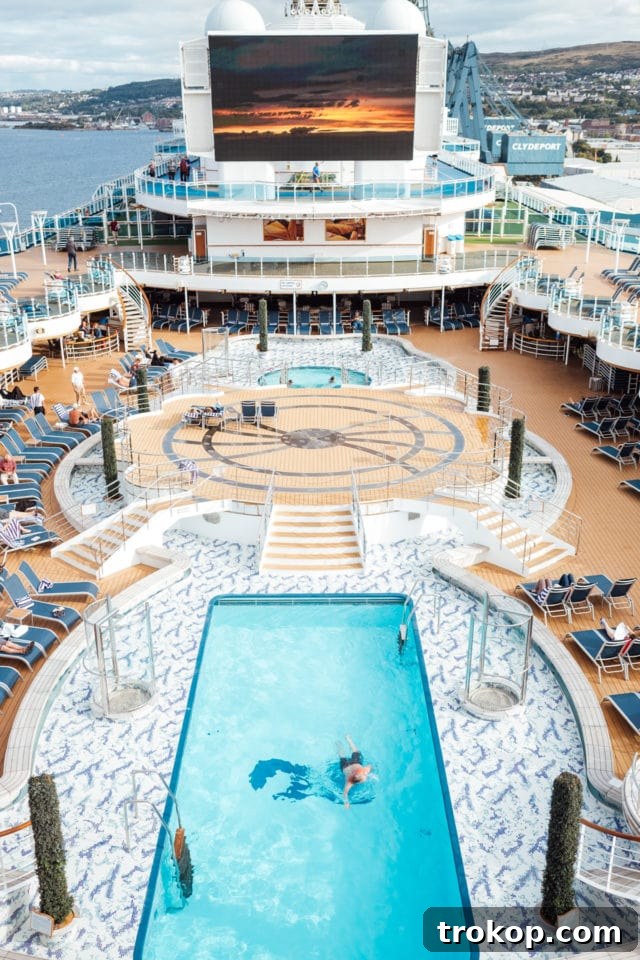 Zesty Frozen Citrus Margarita 3 Princess Cruises Top Deck Pool