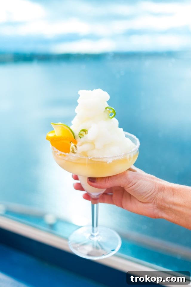 Zesty Frozen Citrus Margarita 4 Frozen Margarita on a Cruise