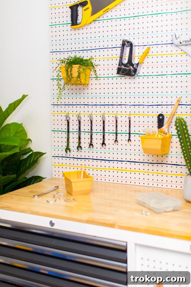 Pegboard Tool Organizer