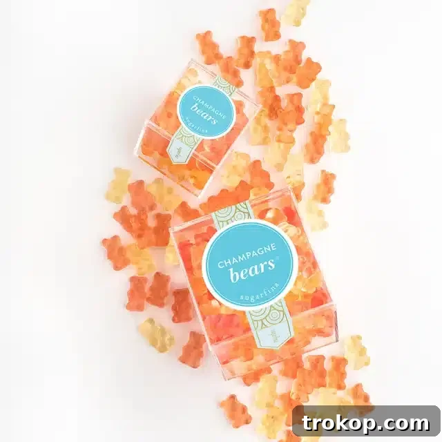 33 Galentine's Day Gifts to Pamper Your Bestie 32 Champagne Gummy Bears