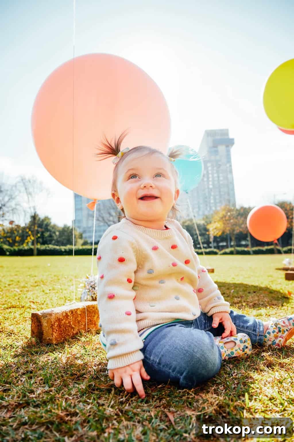 Gwen enjoying a day in the park, underscoring the purpose of family financial security