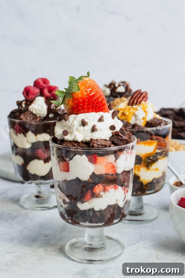 Build Your Own Brownie Parfait Masterpiece 2 Brownie Parfaits Recipe Ikea Cups