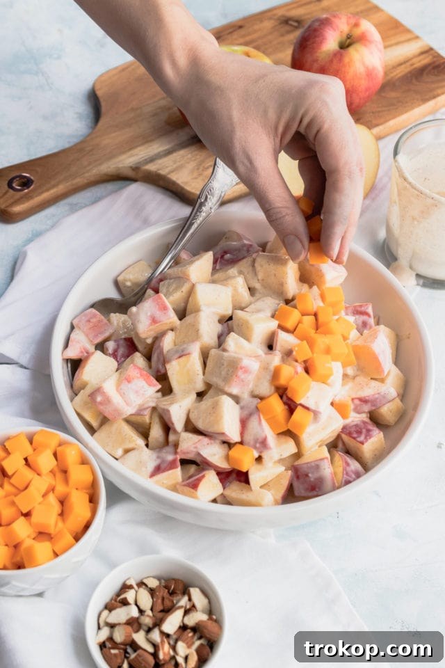 Apple Yogurt Salad Toppings