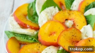 Peach Caprese Salad