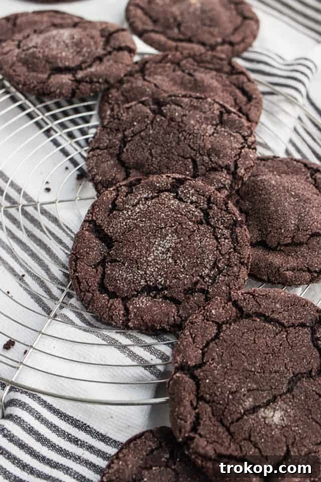 Chocolate Peanut Butter Surprise Cookies 3 Freshly Baked Chocolate Peanut Butter Stuffed Cookies