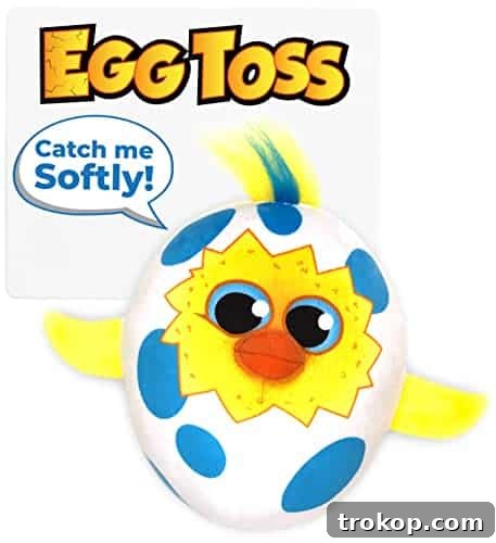 Move2Play Easter Egg Toss game for active kids.