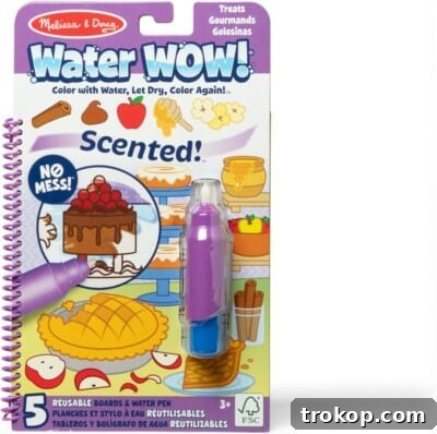 Melissa & Doug Scented Water Wow, mess-free coloring with scents.