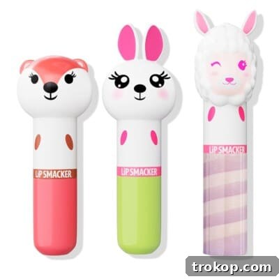 Lip Smacker Lippy Pals, cute and flavored lip balms.