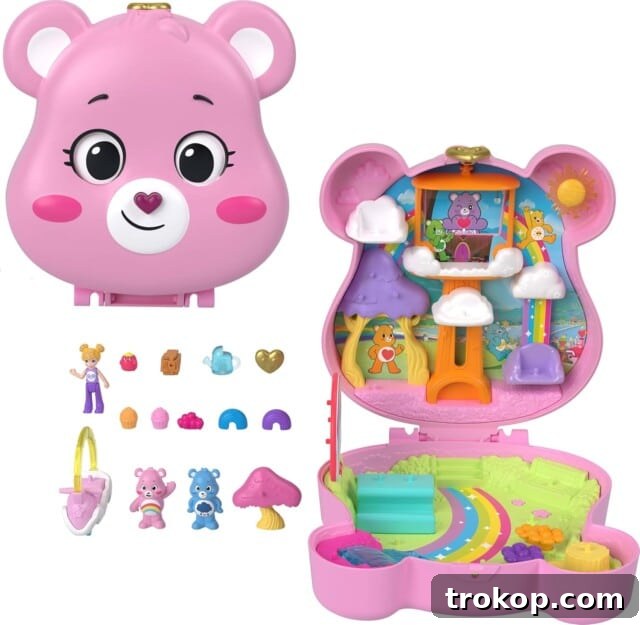 Polly Pocket x Care Bears Dolls & Playset, a magical combination.