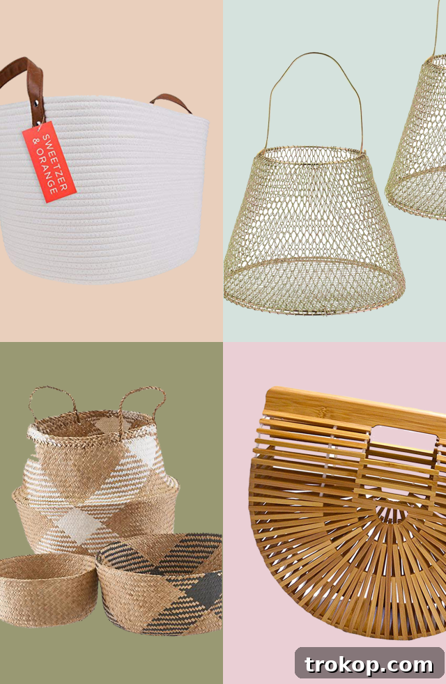Creative Easter Basket Ideas for Adults by Sugar & Cloth featuring a stylish adult Easter basket