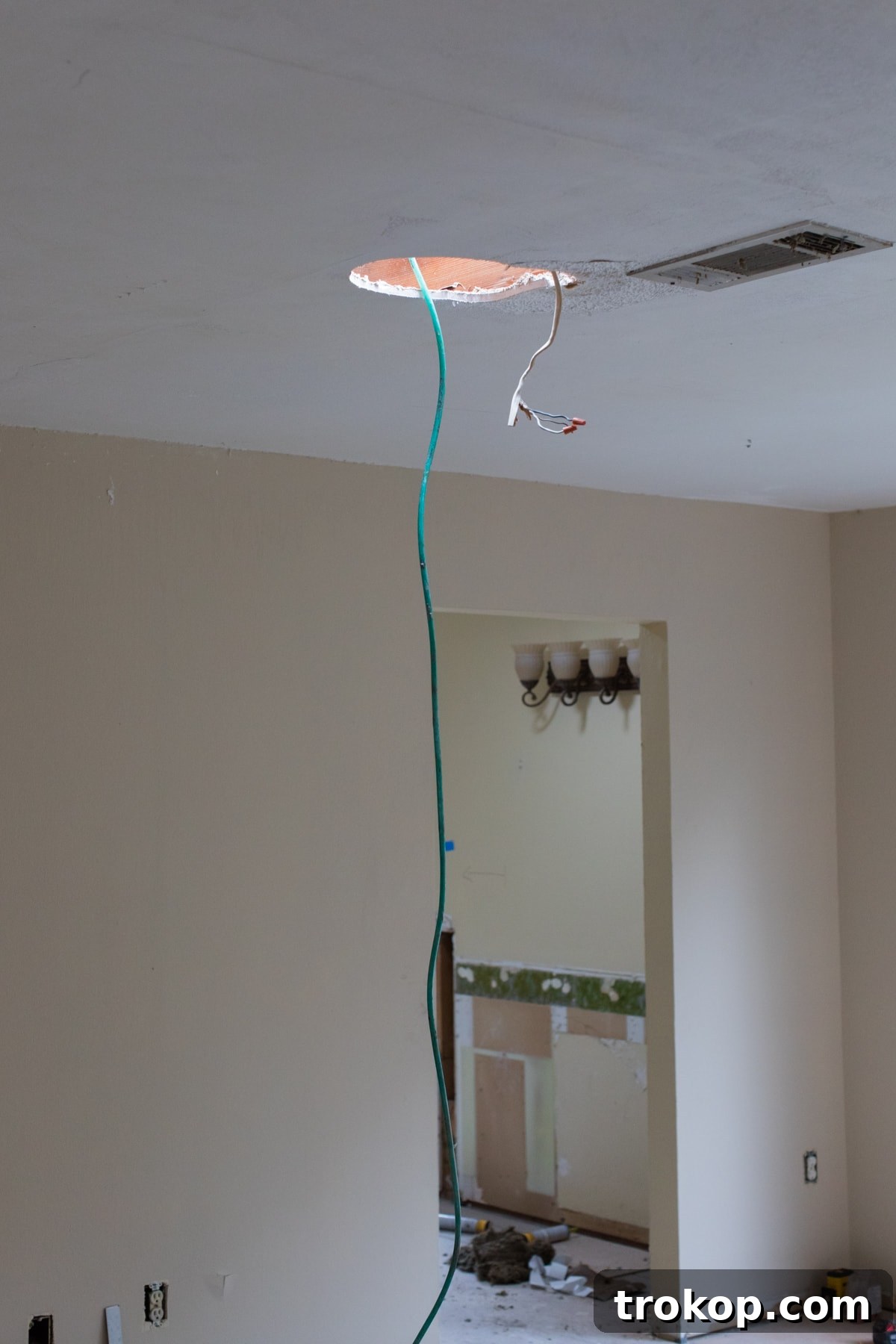 New Home New Light Our Skylight Transformation 5 Installation in progress: Installing sun tunnels in the hallway. These flexible, reflective tubes efficiently channel natural light from the roof into interior spaces, a perfect and less invasive solution for dim corridors and bathrooms.