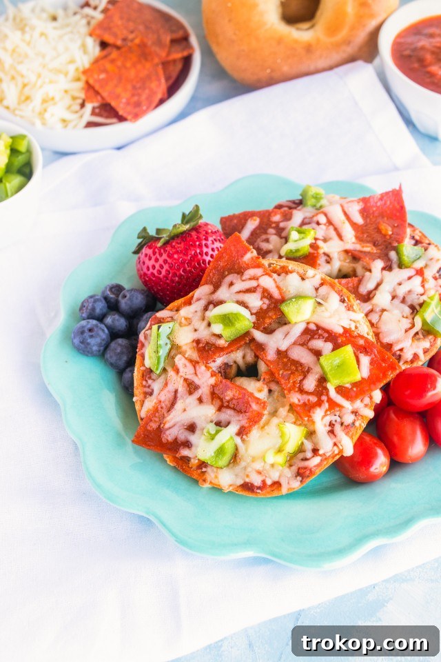 Allergy-Friendly Bites: Healthy Lunches Kids Adore 4 Heathy Lunch Ideas for Kids Pizza Bagel Recipe by Sugar & Cloth