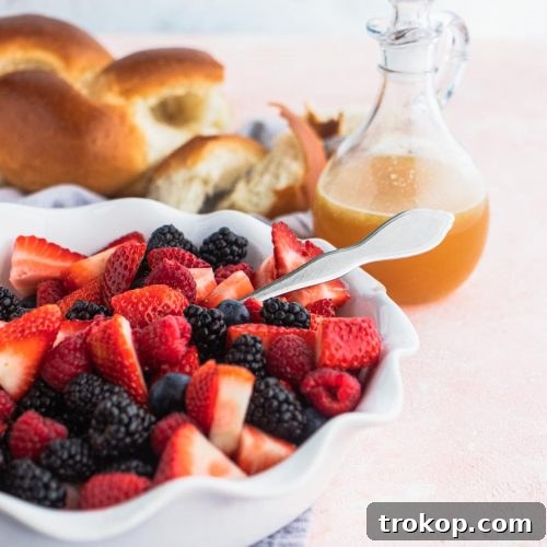 Sweet & Savory Berry Panzanella 7 Berry Panzanella Salad Recipe Fruit from Good Thing Baking for Sugar & Cloth