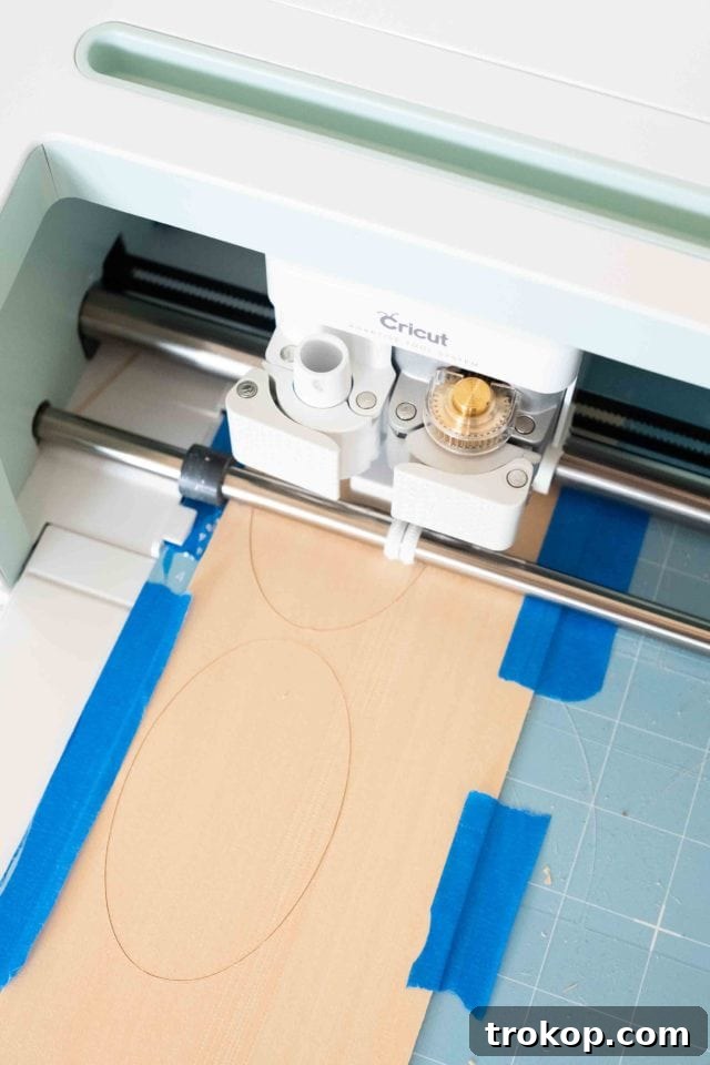 Gather your supplies: Cricut Maker, wood sheets, a frame, glue, and spray paint. Simple tools for creating sophisticated abstract wood art for your home decor.