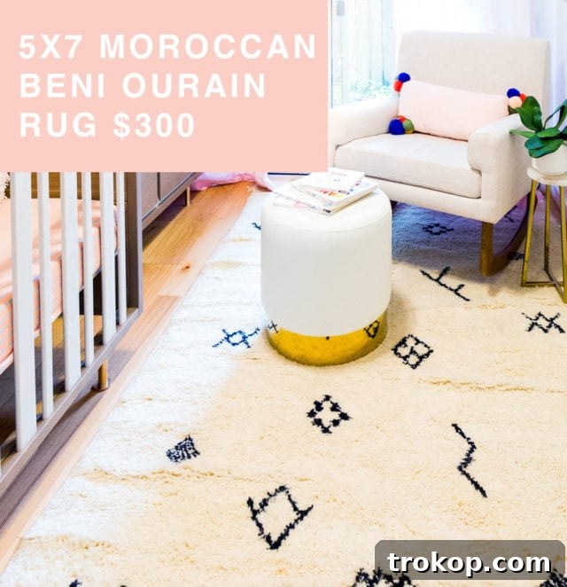 Moroccan Beni Ourain Rug for Sale Houston