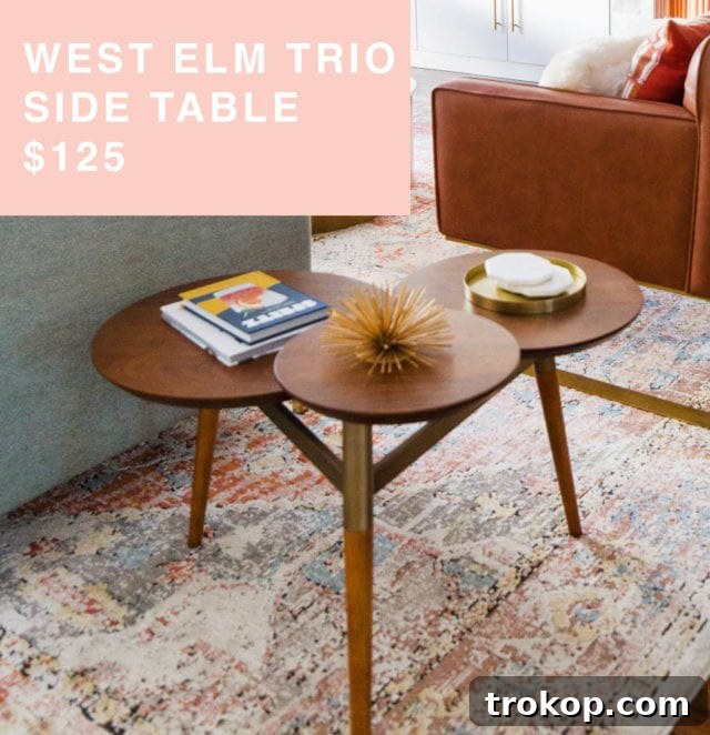 West Elm Trio Side Table for Sale Houston