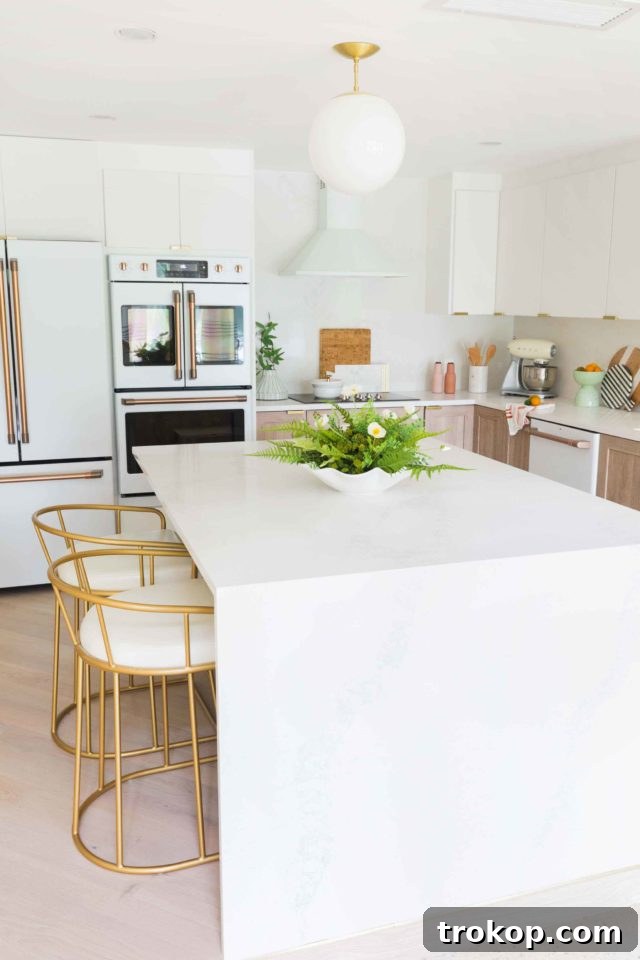 Detail shot of kitchen counter and decorative elements