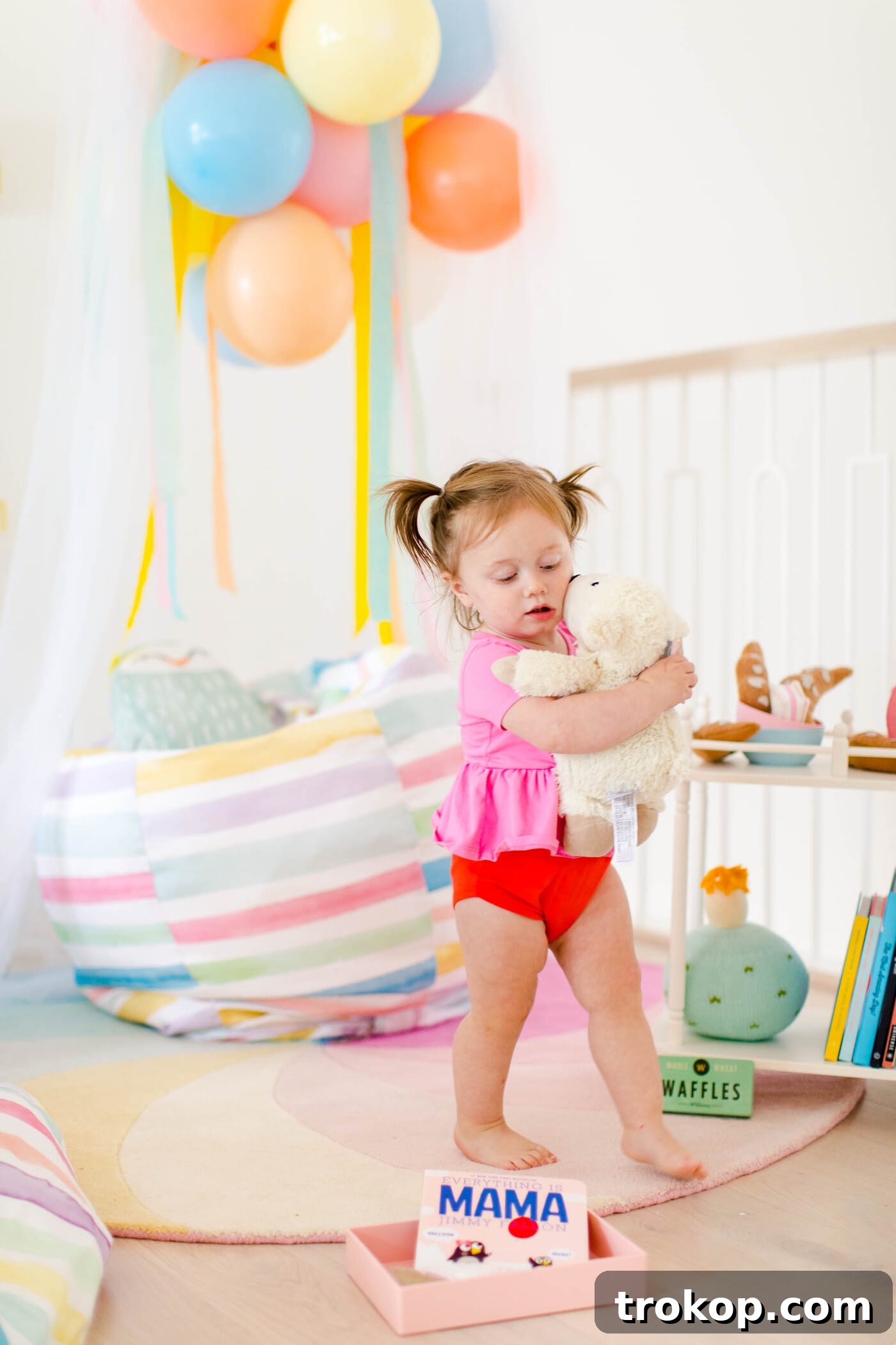 Rainbow Retreats for Little Bookworms 4 Sharing how to make this DIY book nook with a few colorful reading nook ideas to make it own! #decor #kids #diy #reading by top Houston lifestyle blogger Ashley Rose of Sugar & Cloth