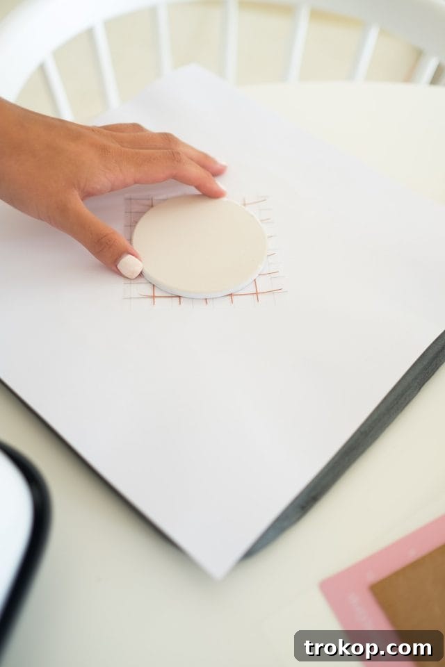 Craft Stunning Coasters with Cricut Infusible Ink 4 photo of the cricut easypress layering for infusible ink