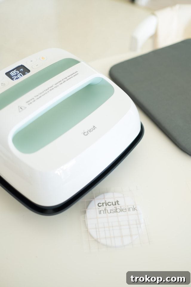 Craft Stunning Coasters with Cricut Infusible Ink 5 photo of the cricut easypress layering for infusible ink