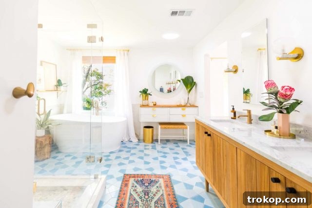 Lakeside Bathroom Reimagined: A Stunning Makeover 17 horizontal photo of a master bathroom remodel