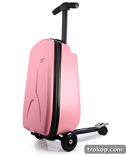 iubest Scooter Luggage Carry On Scooter Suitcase for Kids Age 4-15, Detachable & Foldable 4 in 1 Kids Suitcase, Multifunctional Ride On Travel Trolley Scooter Combo-Pink iubest Scooter Luggage Carry On Scooter Suitcase for Kids Age 4-15, Detachable & Foldable 4 in 1 Kids Suitcase, Multifunctional Ride On Travel Trolley Scooter Combo-Pink as gifts for girls