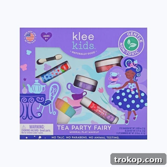 56 Gifts Girls Will Absolutely Adore 17 Luna Star Klee Kids Play Makeup Kit. Gentle and Non-Toxic. Kid-Friendly. Made in USA. (Tea Party Fairy) for gifts for girls