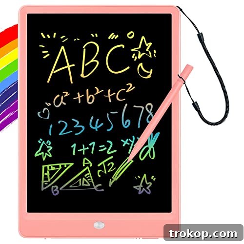 ORSEN LCD Writing Tablet 10 Inch, Colorful Doodle Board Drawing Pad for Kids , Educational Christmas Toys Gifts for 3-6 Year Old Girls Boys (Pink) ORSEN LCD Writing Tablet 10 Inch, Colorful Doodle Board Drawing Pad for Kids , Educational Christmas Toys Gifts for 3-6 Year Old Girls Boys (Pink)