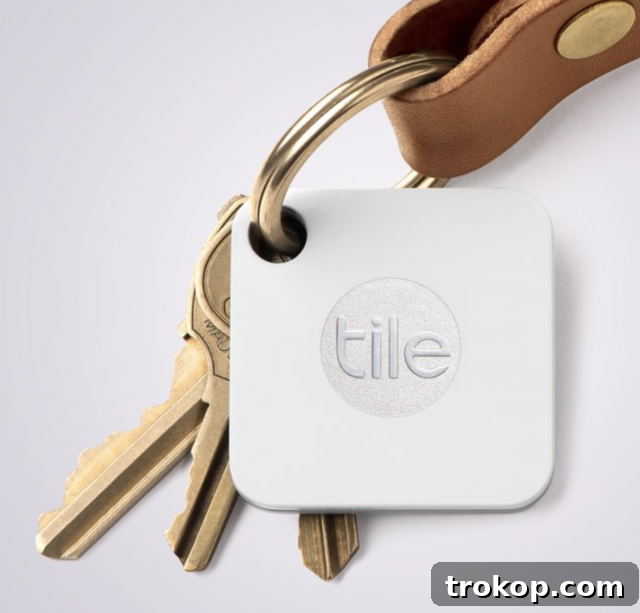 33 Heartfelt Gifts Your Best Friend Deserves 11 Tile Mate tracker on a keychain, helping find lost items