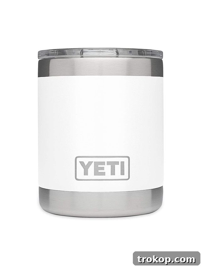 33 Heartfelt Gifts Your Best Friend Deserves 30 White Yeti tumbler, a versatile insulated mug