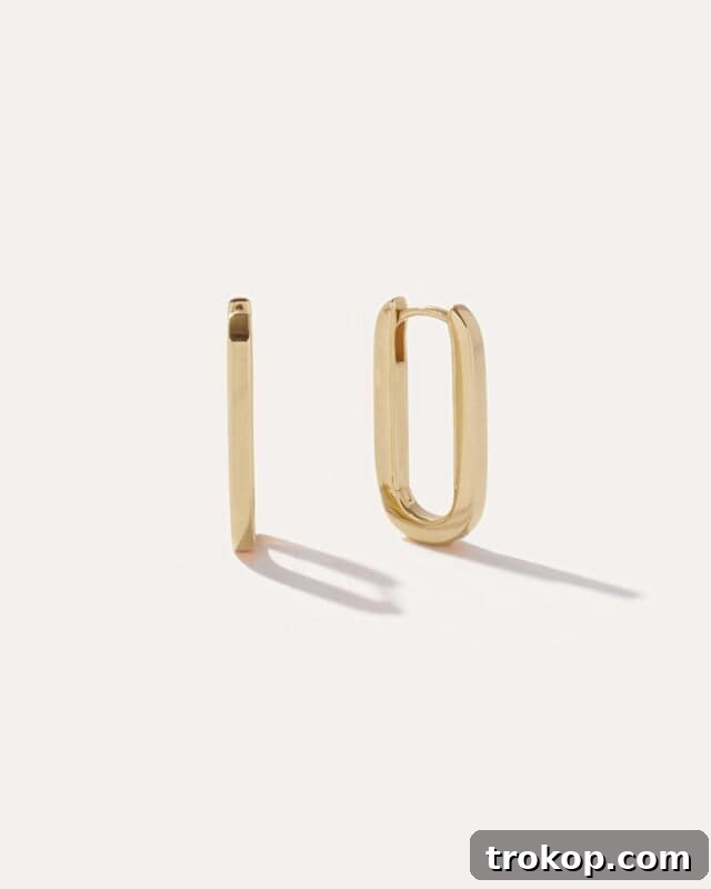 33 Heartfelt Gifts Your Best Friend Deserves 32 Quince U Hoops, modern and sustainable earrings for best friends