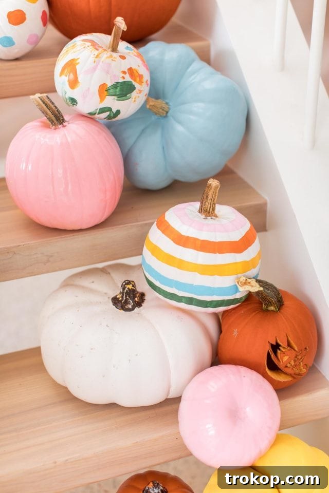 Pumpkin with a Boo Berry stencil
